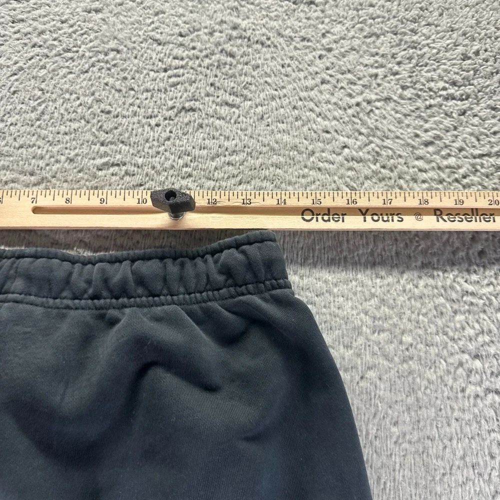 Nike Dri-Fit Sweatpant S Mens‎ Black Cotton Denim Tapered Drawstring Performance